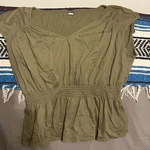 Old Navy Olive Blouse for Women